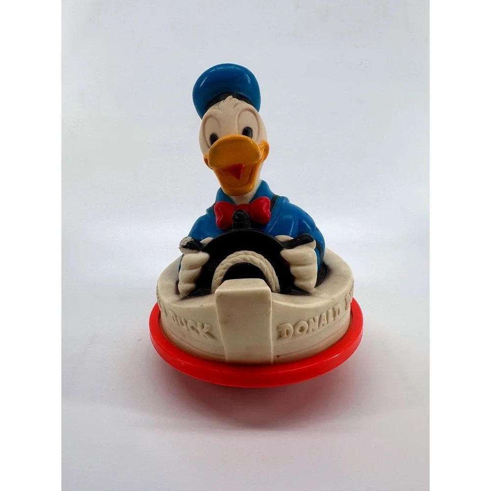 Donald Duck Nautical Sailor‎ Wobble Toy Boat Steering Wheel Sounds 1976 Vintage